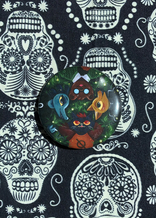 Stargazing & Fireflies~ Night in the Woods Pinback Buttons