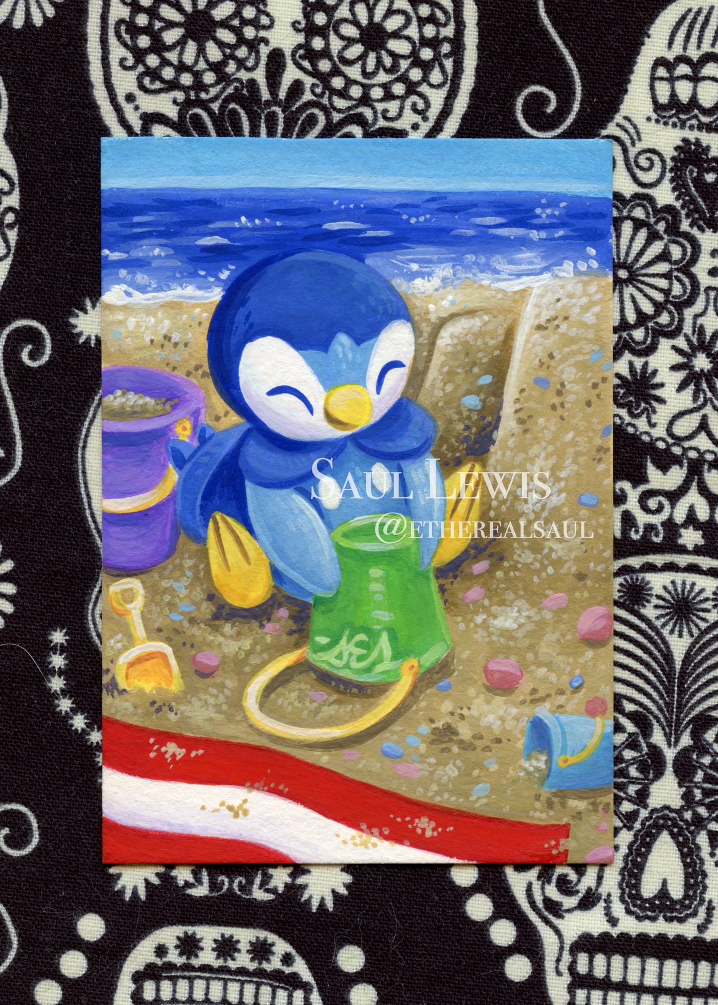 Piplup ~ Original Pokémon ACEO