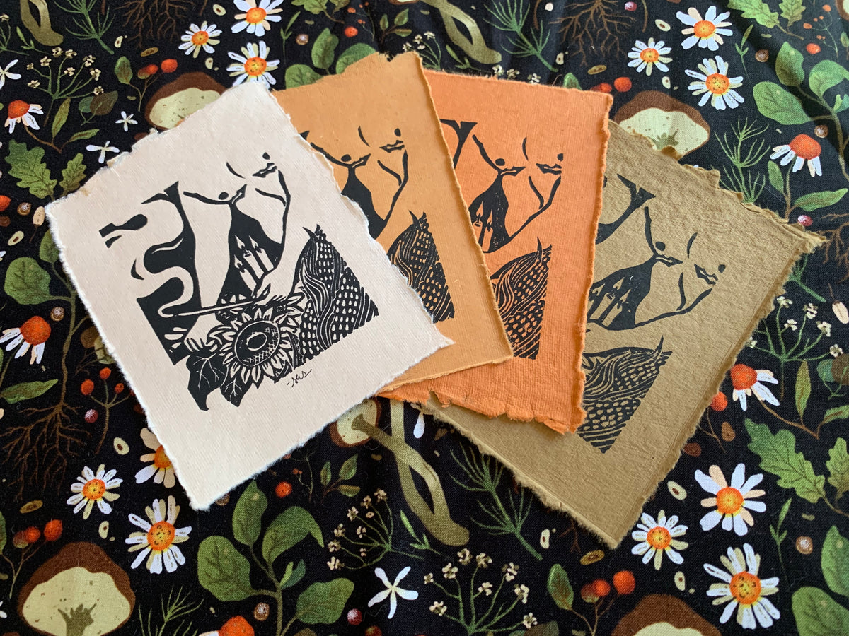 Mabon ~ Linocut Prints