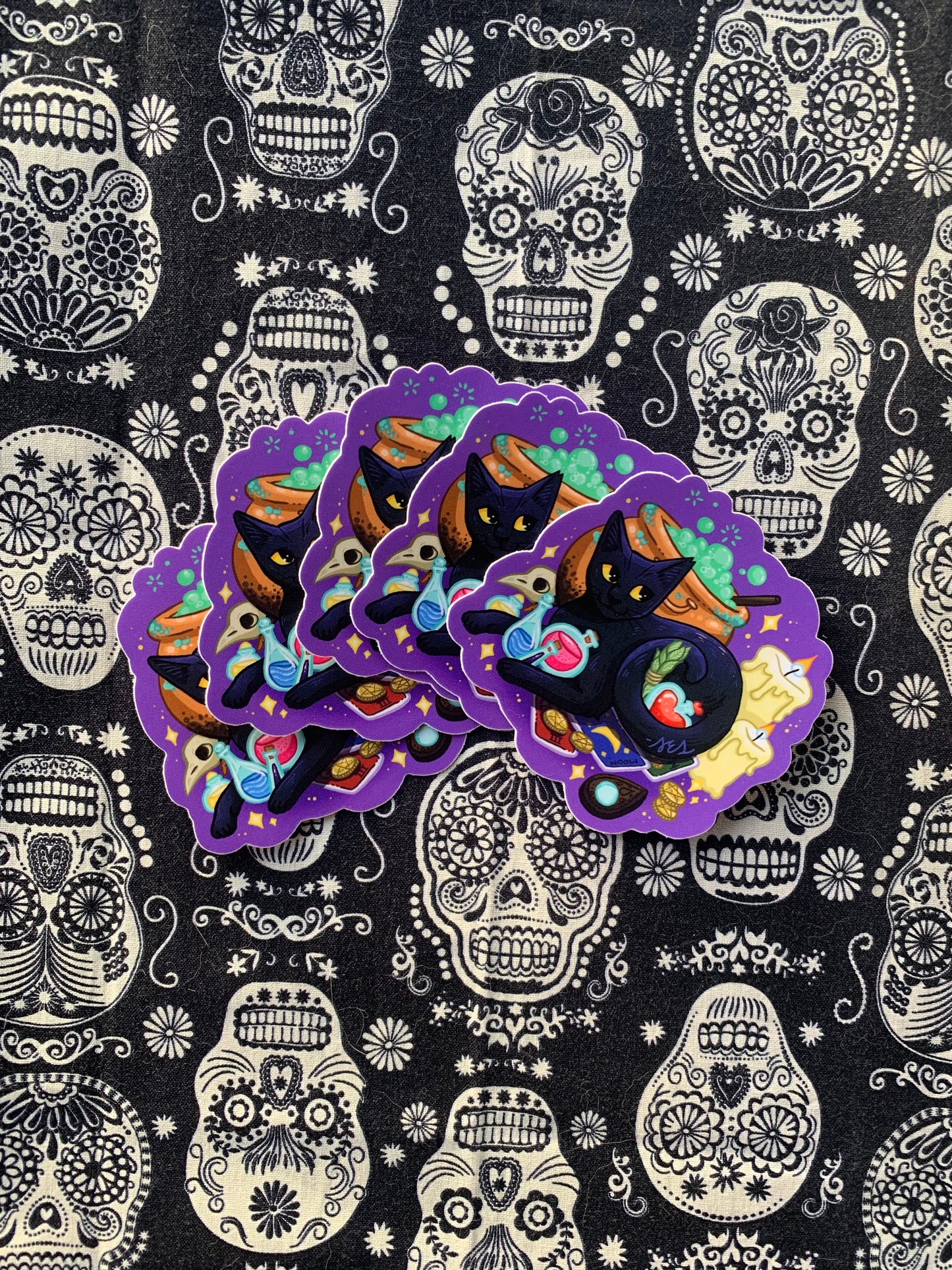 Witchy Cat ~ Stickers