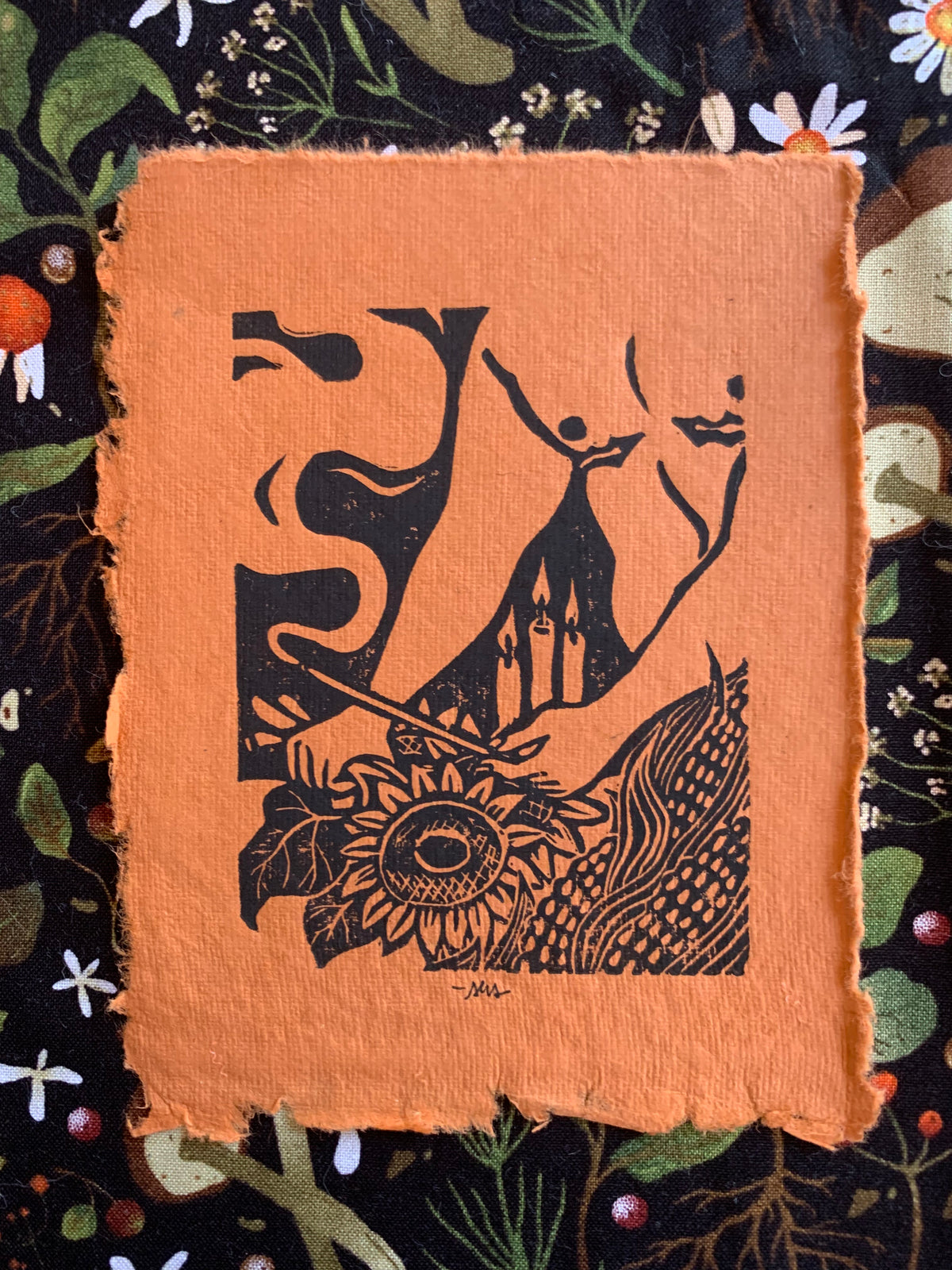 Mabon ~ Linocut Prints