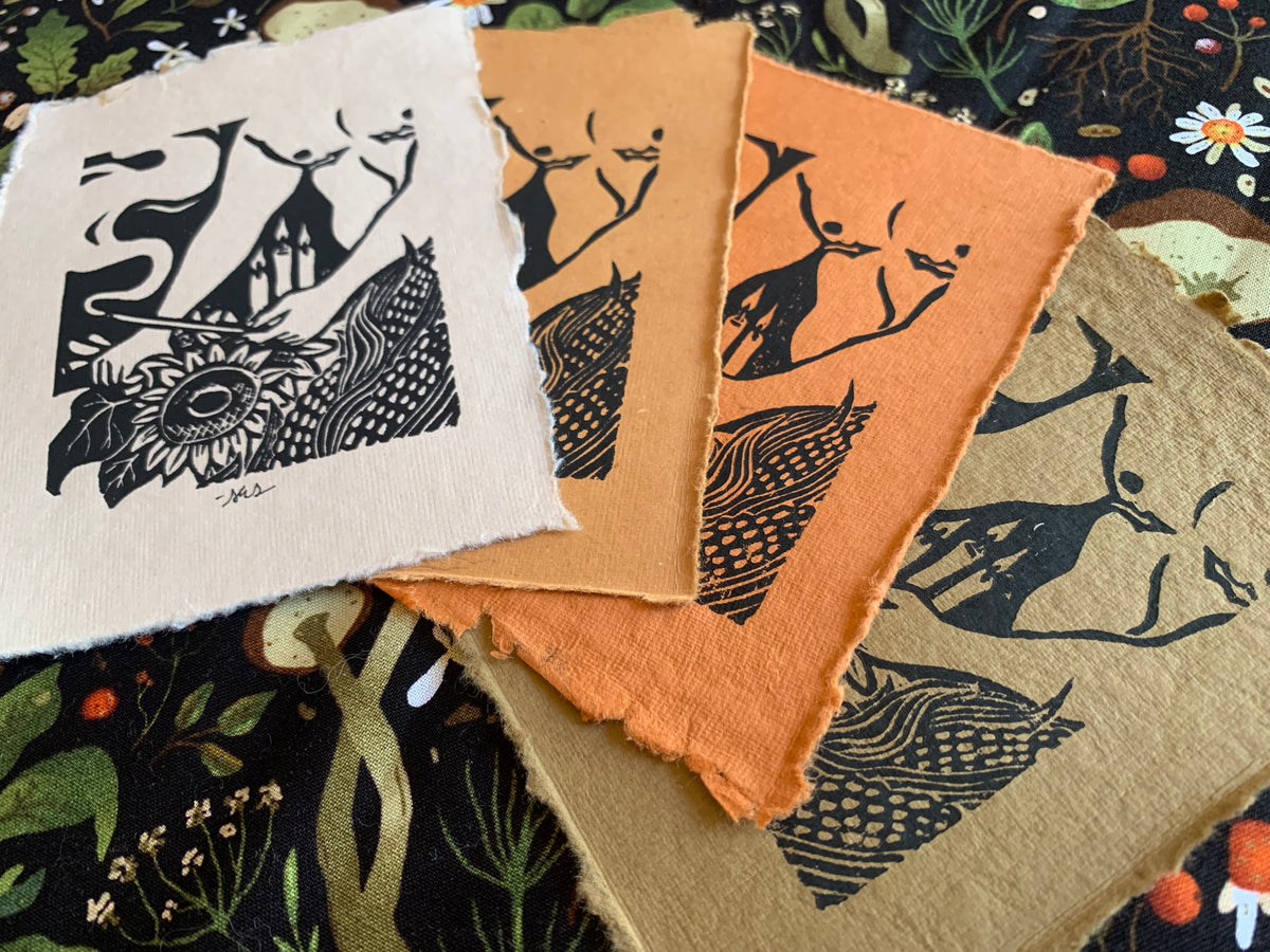 Mabon ~ Linocut Prints