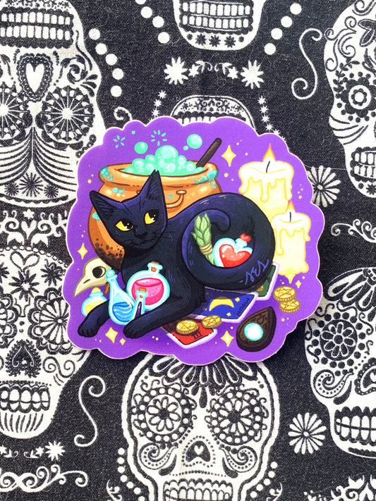 Witchy Cat ~ Stickers