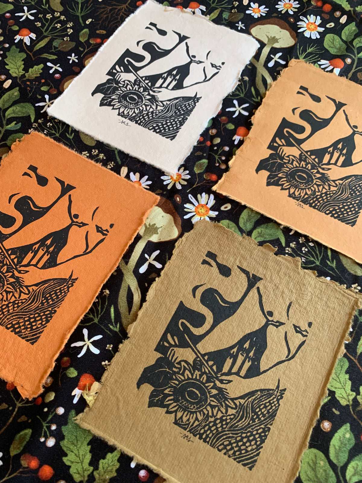Mabon ~ Linocut Prints