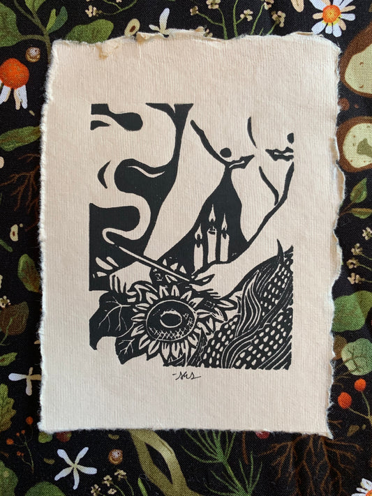 Mabon ~ Linocut Prints