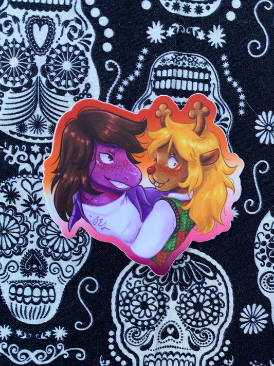 Susie & Noelle ~ Deltarune 3” Vinyl Stickers