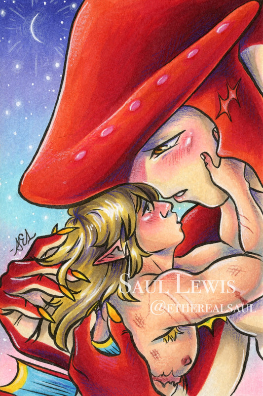 Dusk Stars ~ Original Sidlink Marker Drawing