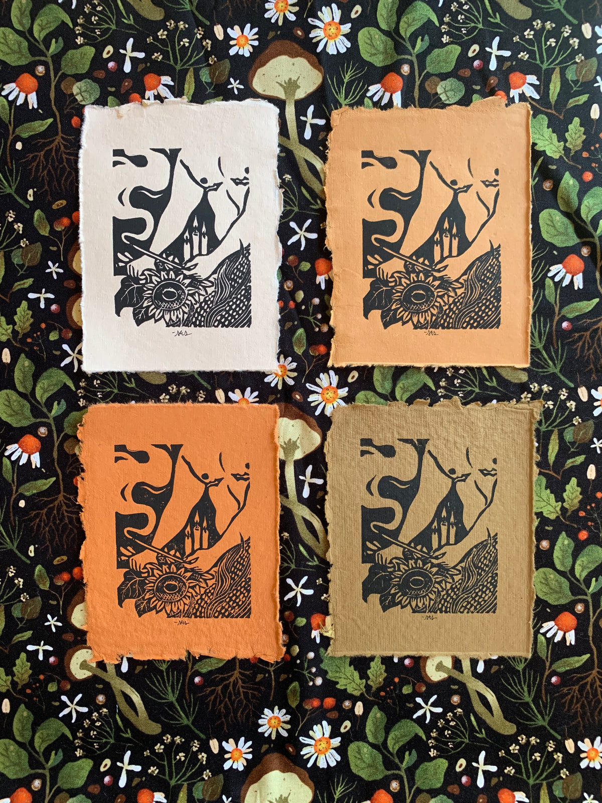 Mabon ~ Linocut Prints