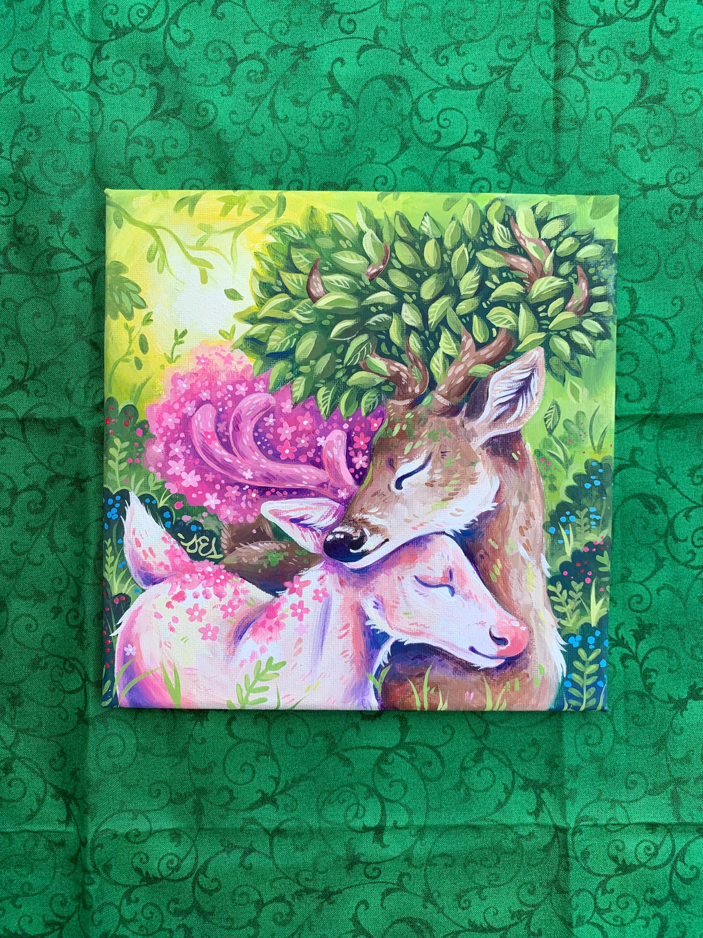 Flowering Bucks ~ Original Painting