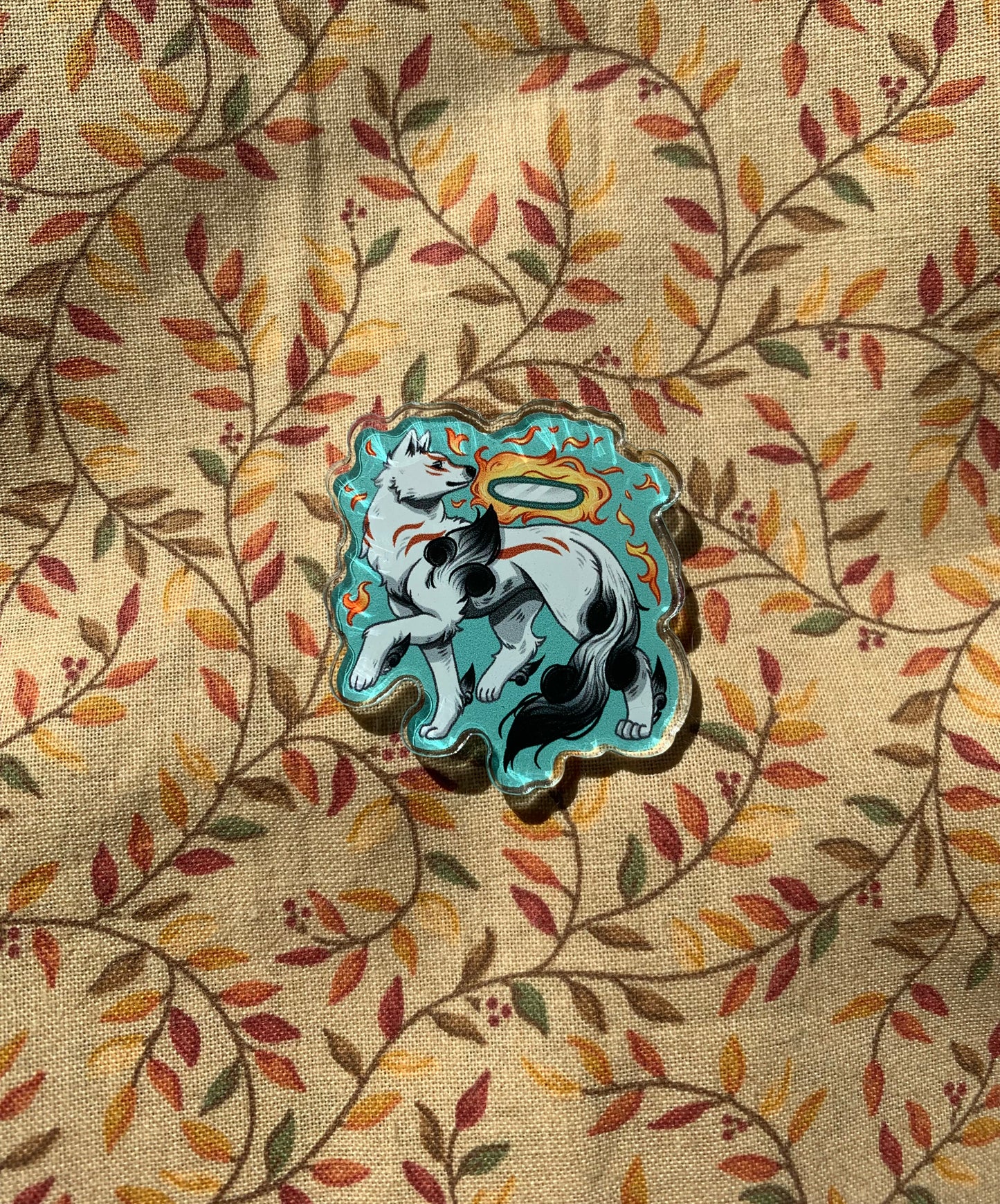 Okami Amaterasu ~ Acrylic Pins