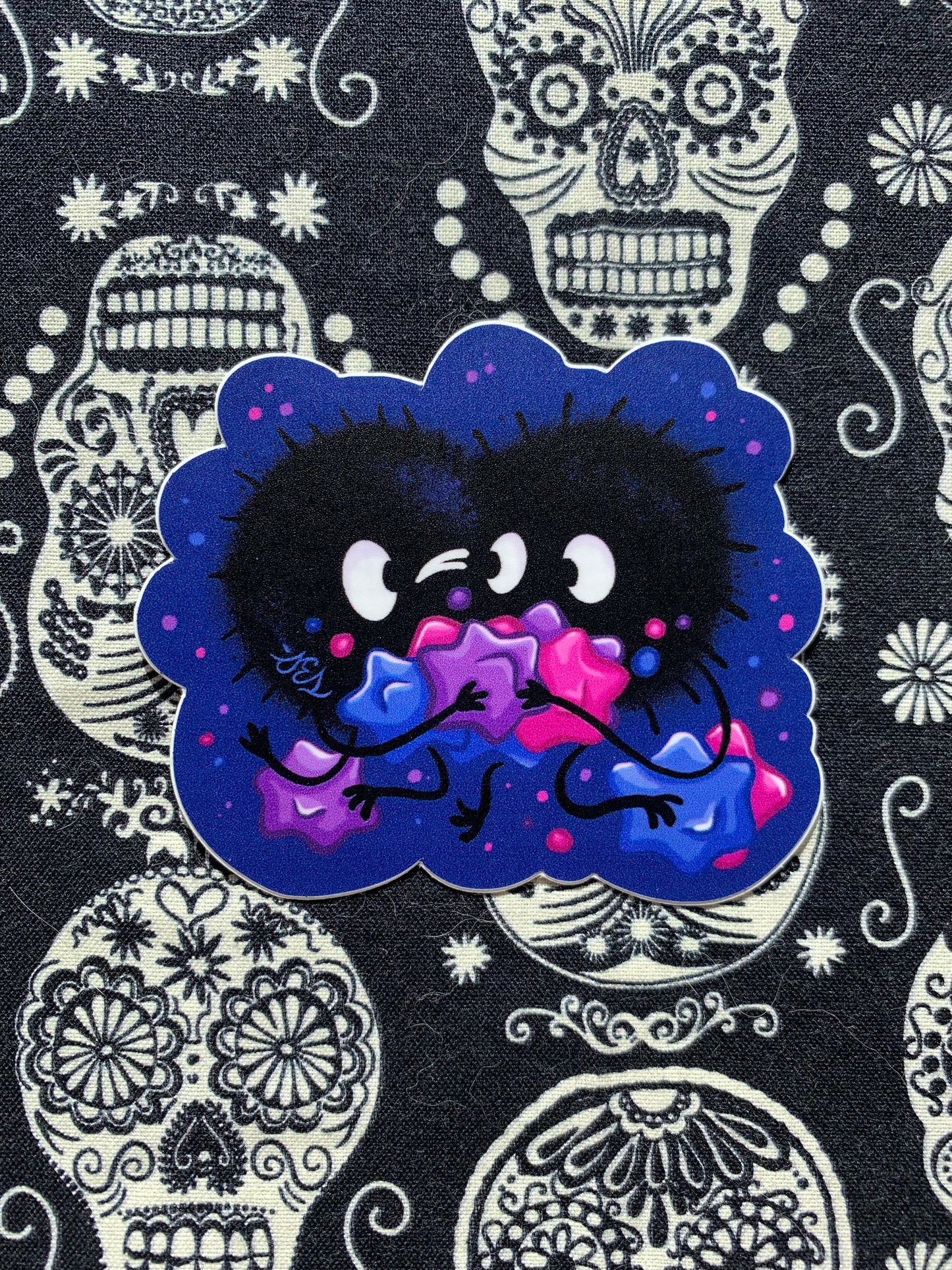 Bisexual Pride Soot Sprites ~ Studio Ghibli Stickers