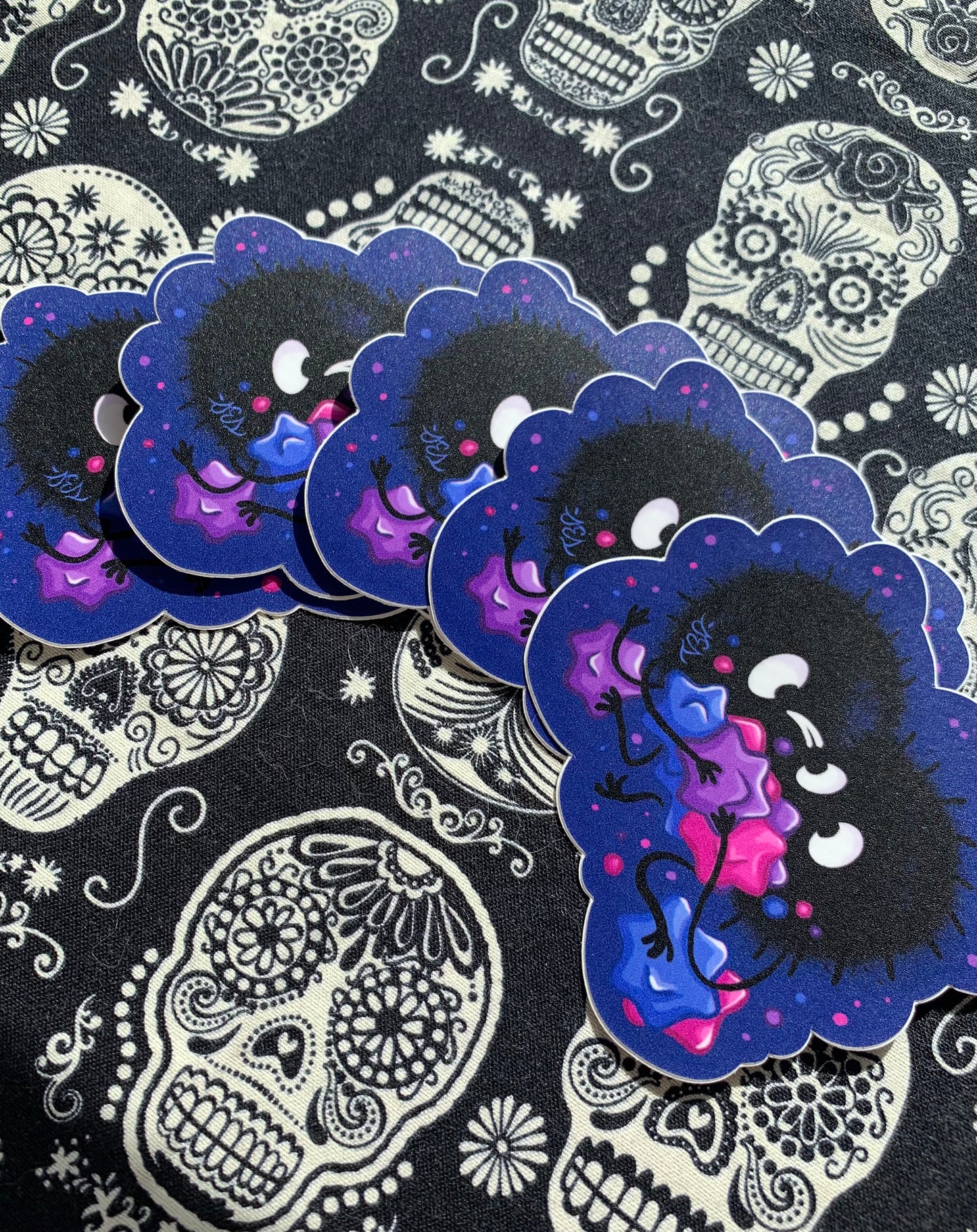Bisexual Pride Soot Sprites ~ Studio Ghibli Stickers