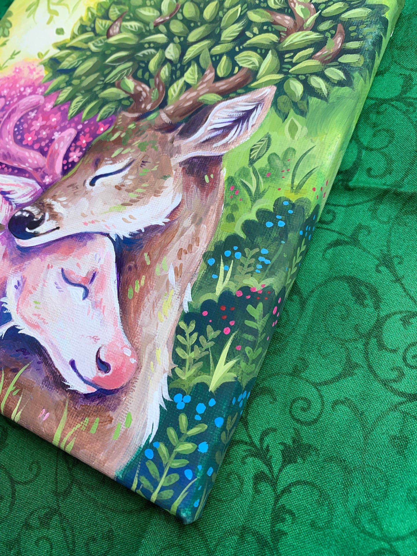 Flowering Bucks ~ Original Painting