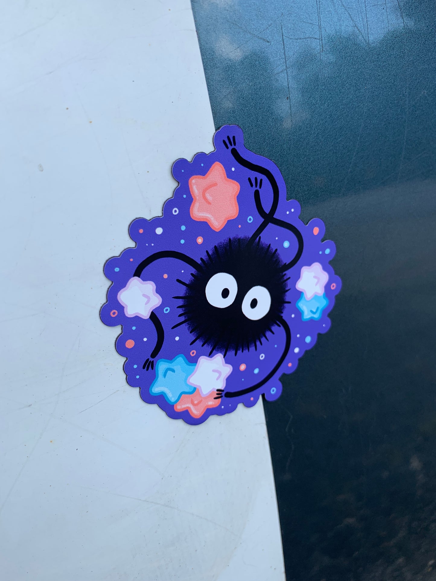 Trans Pride Soot Sprites ~ Studio Ghibli Magnets