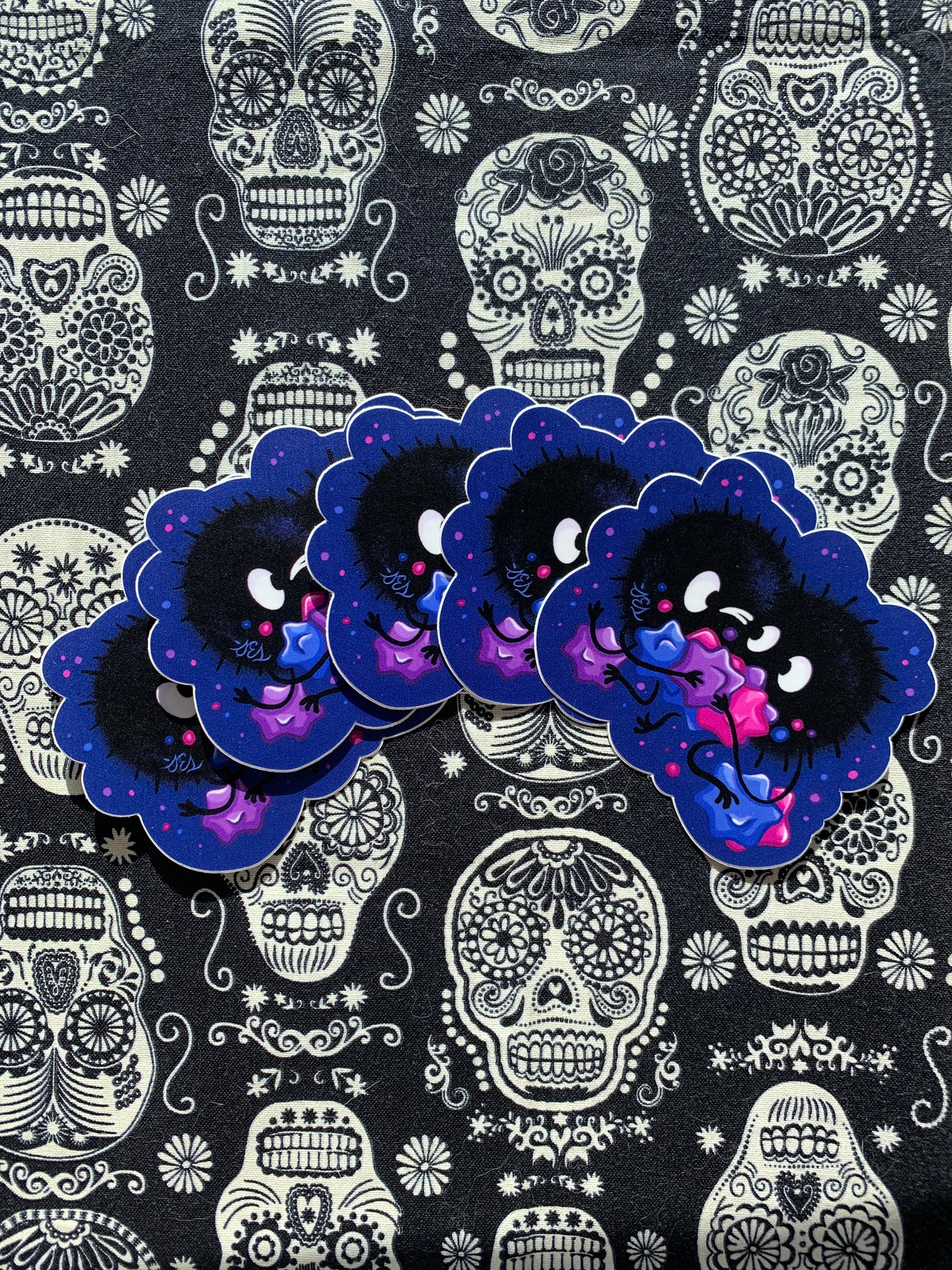 Bisexual Pride Soot Sprites ~ Studio Ghibli Stickers