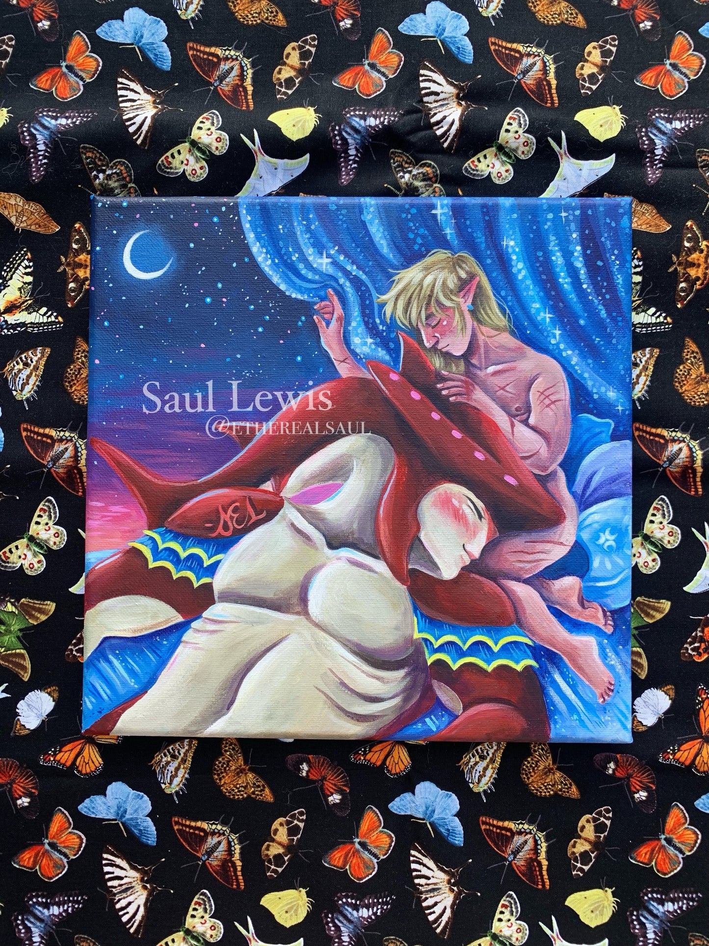 Daybreak ~ Original Legend of Zelda Acrylic Painting