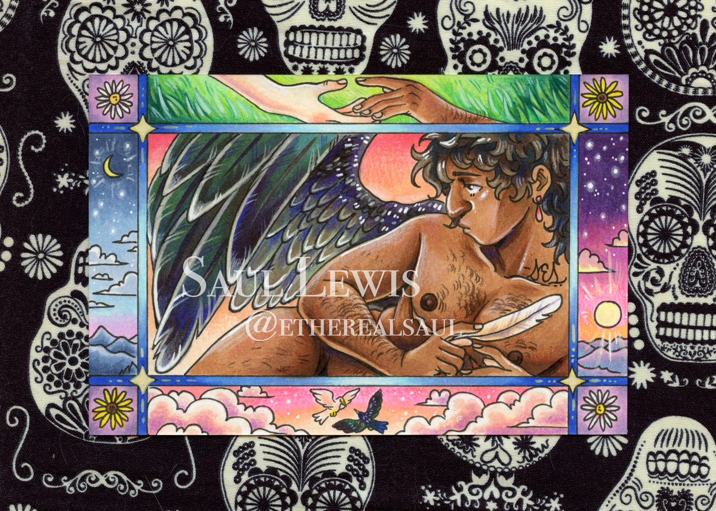 Longing ~ Original Mixed Media Drawing