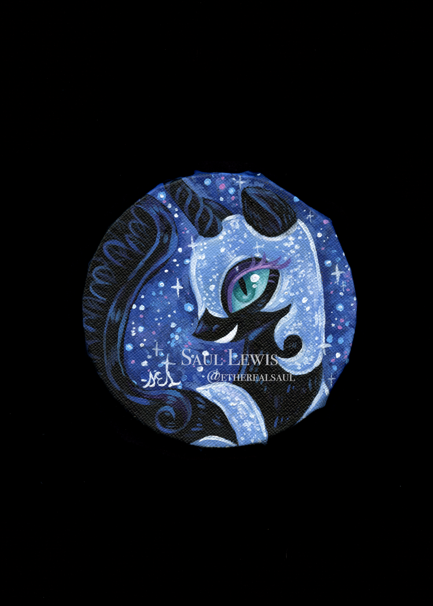 Nightmare Moon ~ Original My Little Pony Painting