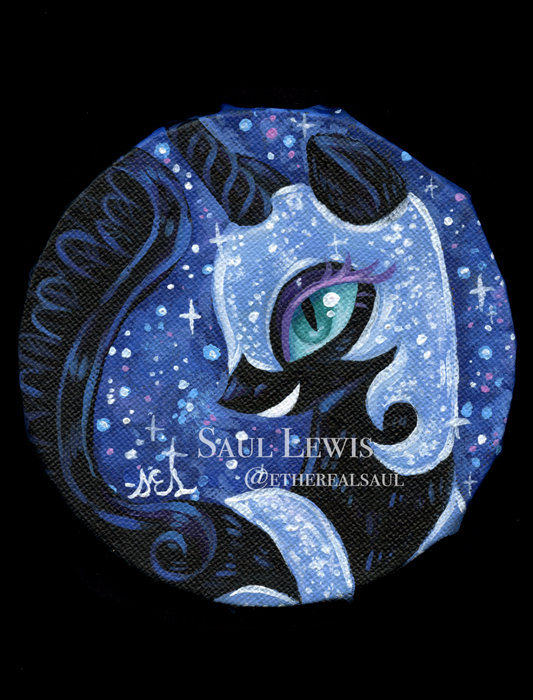 Nightmare Moon ~ Original My Little Pony Painting