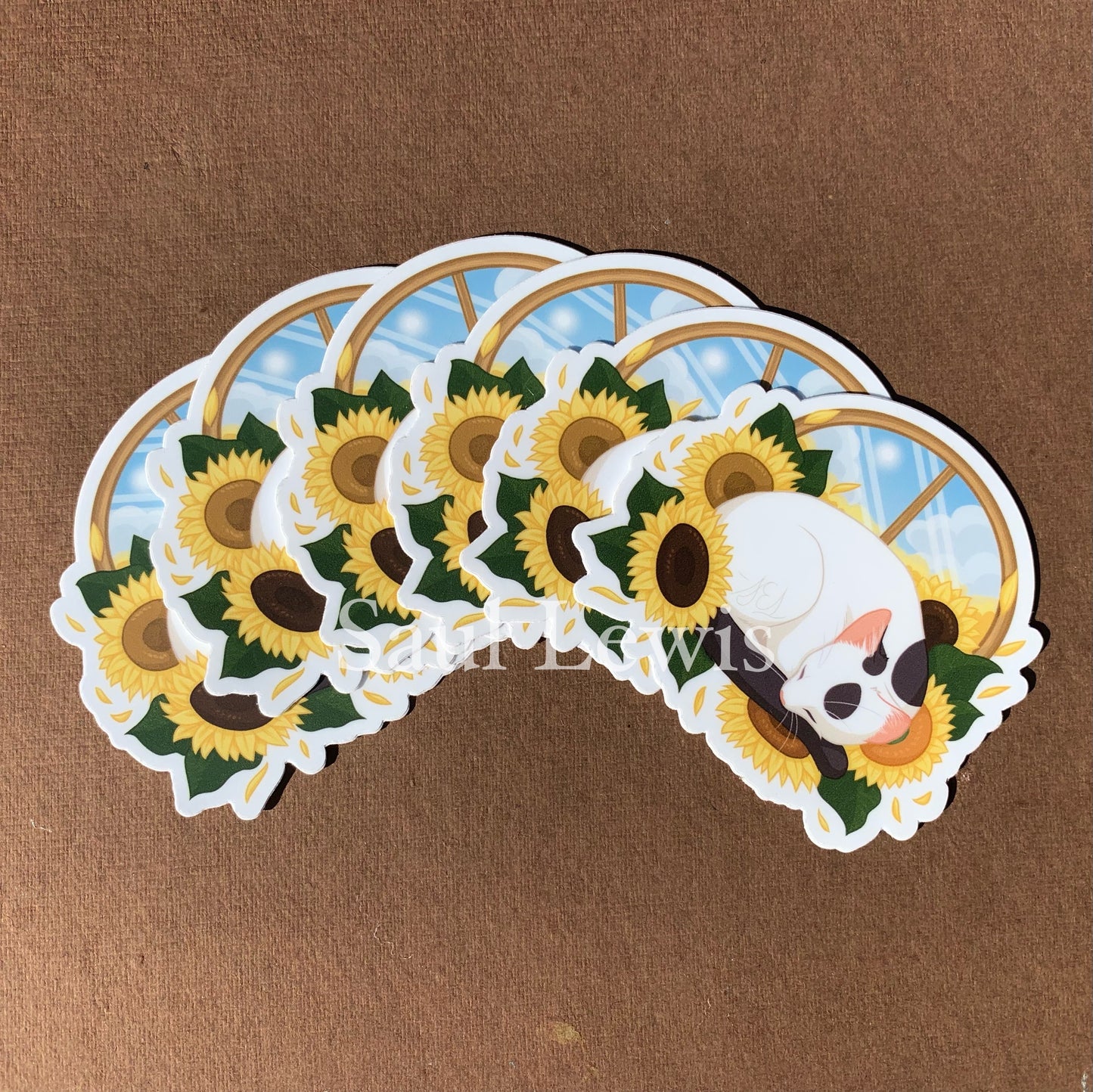 Sunflower Rose ~ Stickers