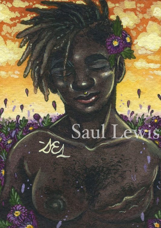 Isaiah - Original Character ACEO