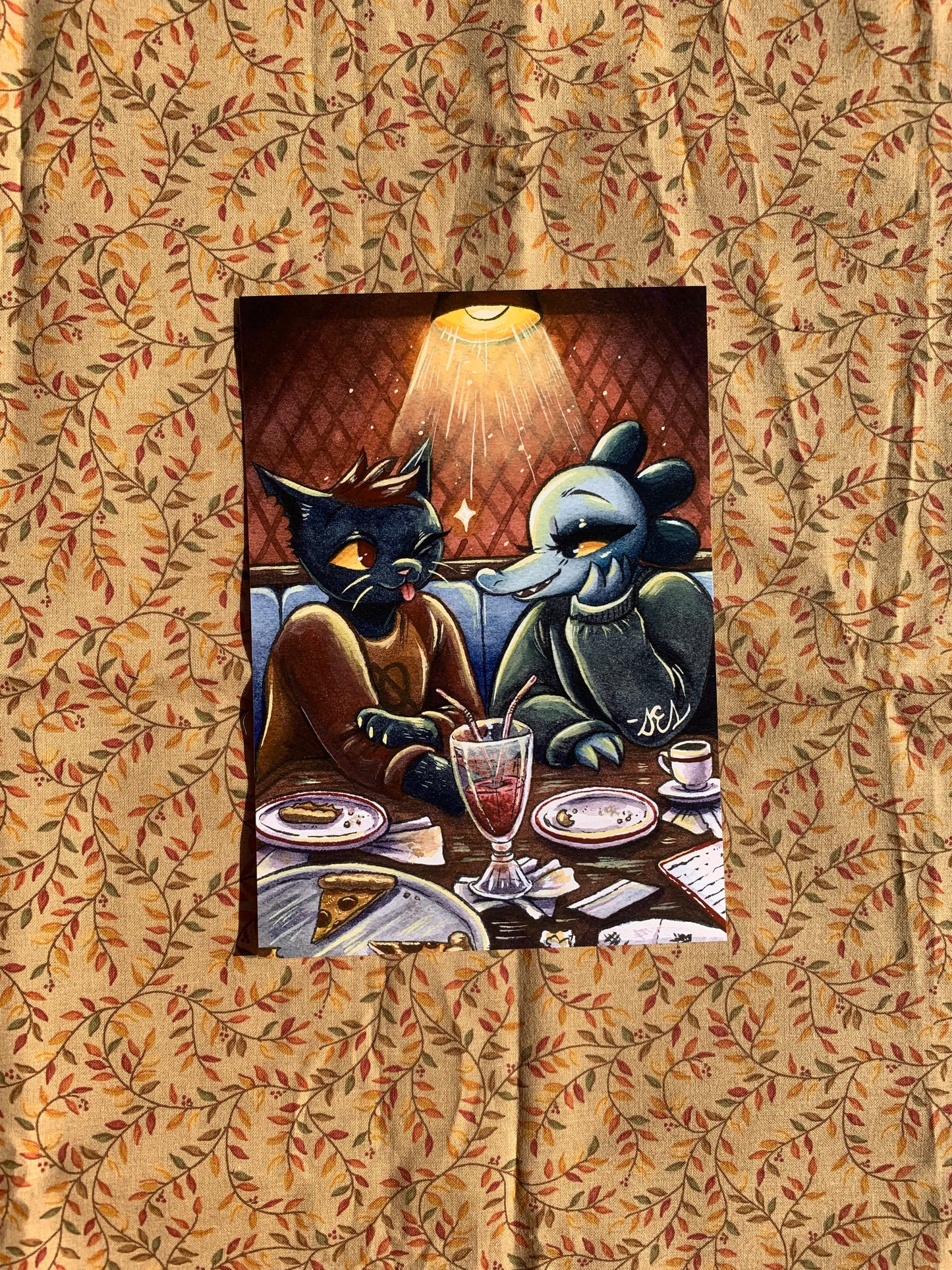 Flirt ~ Night in the Woods Art Prints